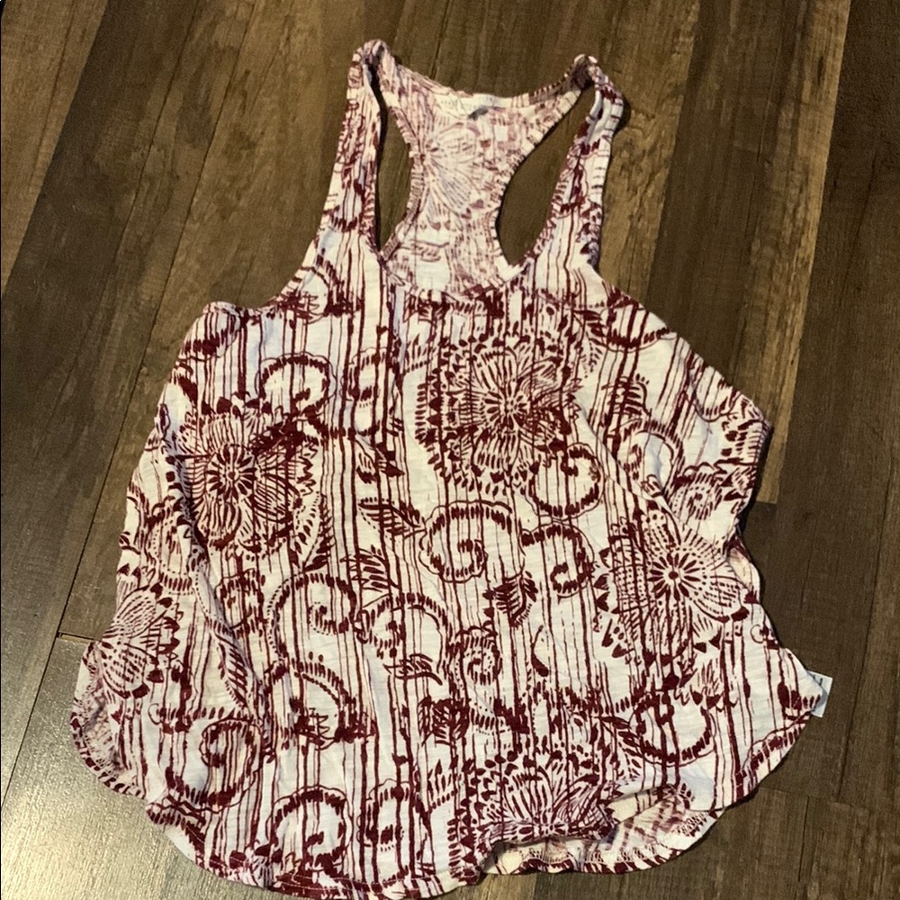 Floral Print Women's Tank Top